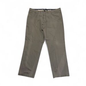 Dockers Men's Straight Fit Khaki Flex Comfort Pants W38 L29 Gray Chinos